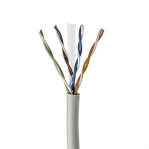 Matassa U/UTP Cat6 rame, 305 metri, 24 AWG, LSZH, ECA, colore grigio