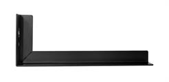 Staffa di supporto “L” per Rack prof. 450 mm nero (cf. 2 pz.)