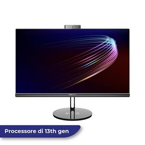 Personal Computer All-In-One 23.8, i5-13th, 16GB RAM, 512GB SSD, Windows 11 Pro, Webcam 5MP, Wi-Fi, Bluetooth, Ricarica Wireless