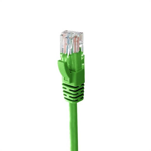 Patch cord UTP CAT6 CCA,1 metro, colore verde