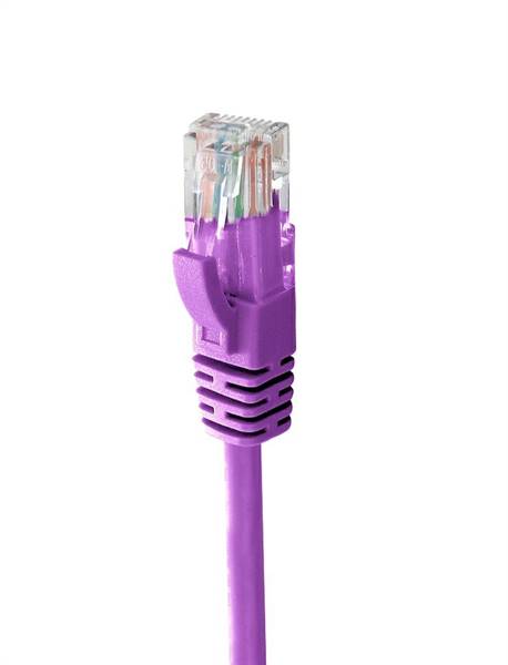 PATCH CORD UTP CAT6 1m RAME, 24AWG, LSZH, COL. VIOLA