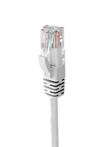 Patch cord UTP CAT6 rame, 24AWG, LSZH,5 metri, colore bianco