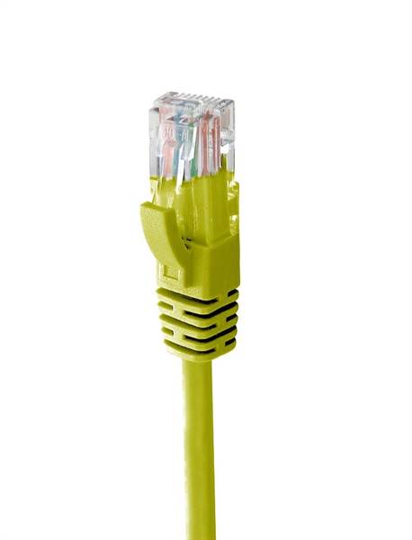 PATCH CORD UTP CAT6 10M RAME, 24AWG, LSZH, COL. GIALLO