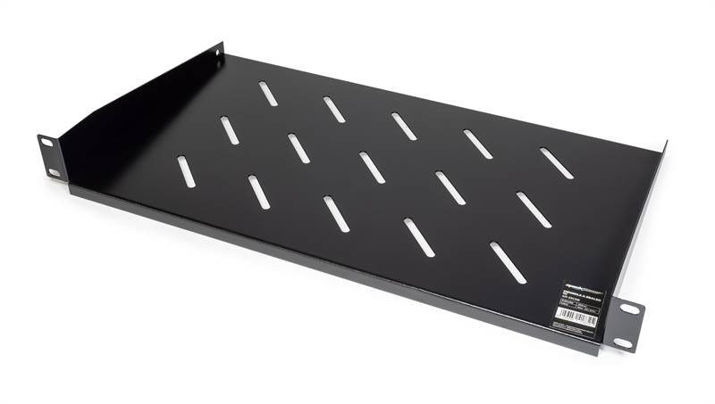 Mensola a sbalzo per armadi rack 19 profondità 250mm, 1 unità, colore nero