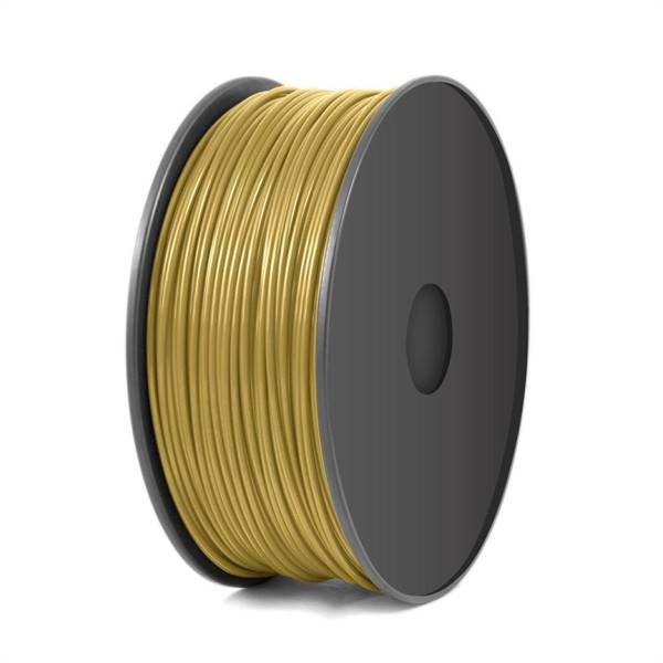 Bobina 1Kg filamento PLA, diametro 1,75mm, colore oro - Filamenti e Resine  per stampanti 3D - Mach Power