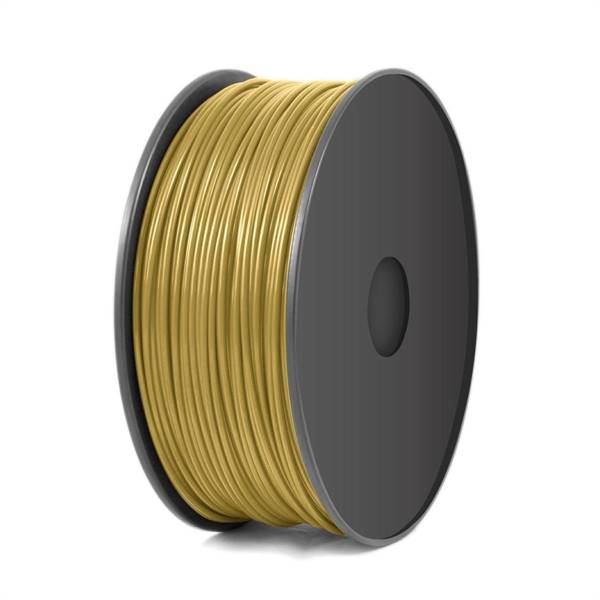 Bobina 1Kg filamento PLA, diametro 1,75mm, colore oro - Filamenti