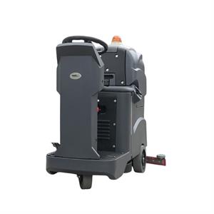 Lavasciuga industriale ad una spazzola uomo a bordo con serbatoio da 75 litri