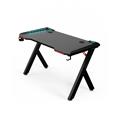 Desk Gaming 100*60*73cm Black/Red 6*Color Backlight