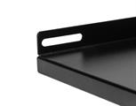 Mensola fissa per armadi rack 19 profondità 280mm, colore nero